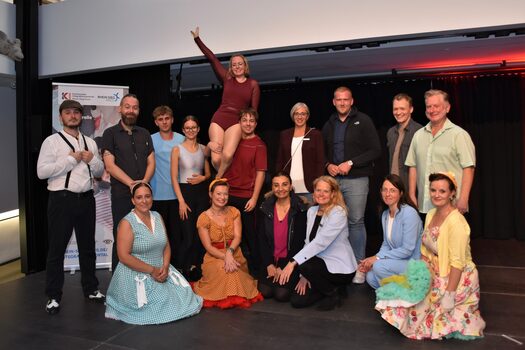 Gruppenbild: Antje Dinstühler, Ursula Thiel, Tanzgruppe Rock‘n Roll Club Siegburg e.V.