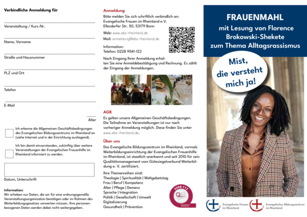 Flyer Frauenmahl Voerde Seite 1